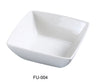 This square bowl is designed in durability making it ideal for serving side dishes, individual portions of sauces, condiments, or desserts. Crafted from high-quality porcelain with added alumina, this bowl is both durable and versatile, making it an excellent choice for homes, restaurants, or catering services. High quality affordable restaurant dinnerware.