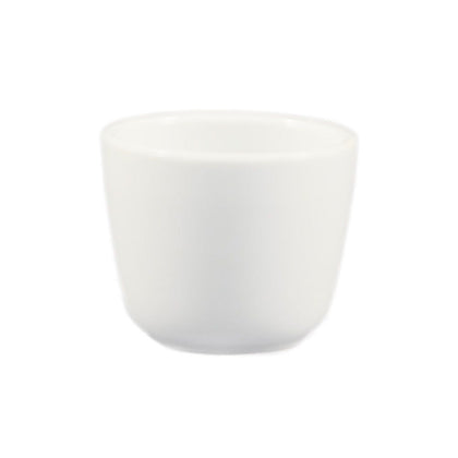 4.5oz Chinese Tea Cup – white porcelain cup for green tea, oolong, and herbal infusions. Dishwasher-safe, microwave-safe, and chip-resistant for home and restaurant use.