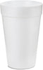 EcoQuality 20 oz white foam insulated disposable drinking cup
