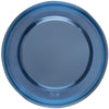 5.5 Inch Dessert Plate and 8 Inch Salad Combo Transparent Blue Plastic Plates