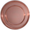 5.5 Inch Dessert Plate and 8 Inch Salad Combo Transparent Rose Plastic Plates