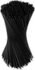 jumbo black paper wrapped straws 7.75 inches hygienic packaging generous length suitable for tall drinks smoothies milkshakes stylish design eco-friendly biodegradable materials sophisticated touch