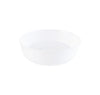 6oz disposable plastic round bowl reusable wedding baby shower reception event round dessert bowl plastic soup container soup bowl white like plastic disposable tableware elegant sundae