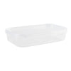 16oz rectangular food storage container leak proof tamper evident food grade bpa free restaurant supplies deli container microwave safe meal prep stackable arts crafts air tight