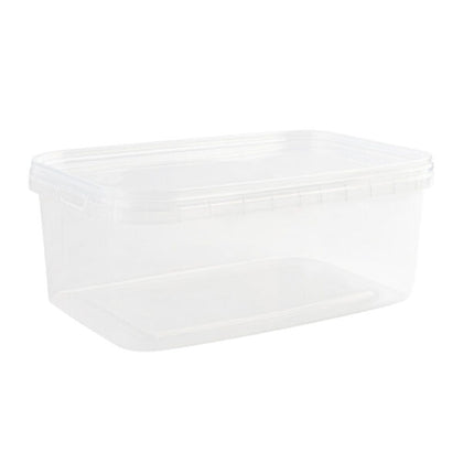 34oz rectangular food storage container leak proof tamper evident food grade bpa free restaurant supplies deli container microwave safe meal prep stackable arts crafts air tight