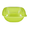 Square Disposable Plastic Salad Bowl with Clear Dome Lids