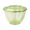 Green Disposable PLA Salad Container Bowls with Dome Lids