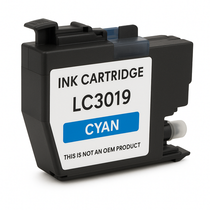 LC3019 Cyan Compatible Ink Cartridge for Brother Printer, high-quality 1,500 pages