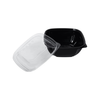 Square Disposable Plastic Salad Bowl with Clear Dome Lids