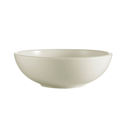 48oz 8.5-inch pasta salad bowl, BPA-free, leak-resistant, clear meal prep container, catering dish, restaurant takeout, durable round food storage bowl, spill-proof design.