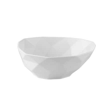 48oz porcelain soup/salad bowl, 8.25-inch large and durable dinnerware. Perfect for serving soups, salads, pasta, and more. Chip-resistant, microwave- and dishwasher-safe. Ideal for home and restaurant use.
