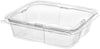 Disposable Clear Hinged Tamper Evident Plastic Food Container