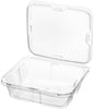 Disposable Clear Hinged Tamper Evident Plastic Food Container