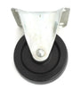 4-inch rigid caster for space or scrap equipment, designed for stable, heavy-duty support and smooth mobility.