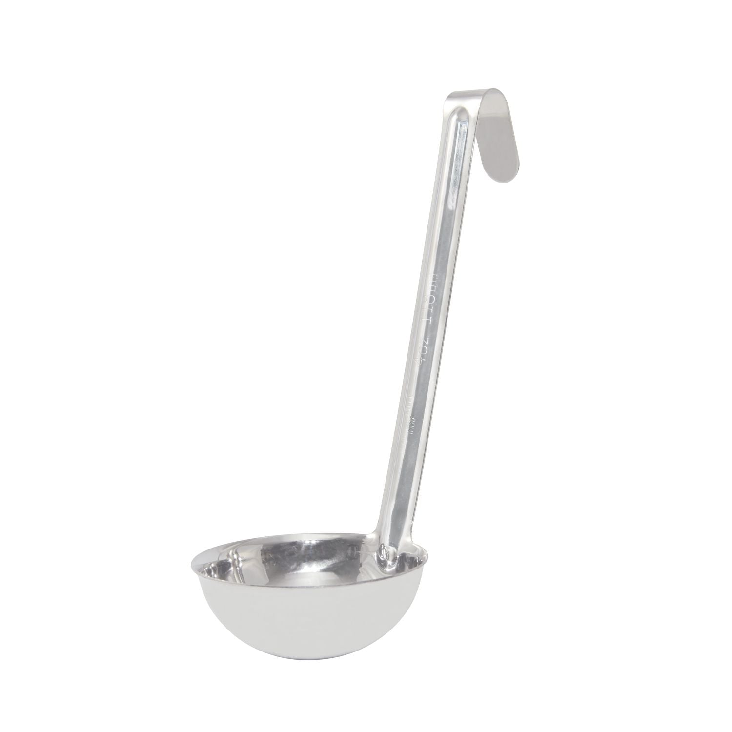4 oz one-piece stainless steel ladle with 6
