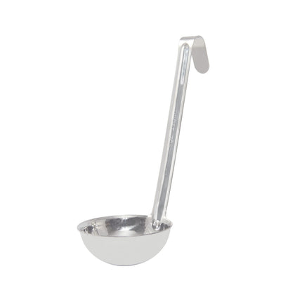 4 oz one-piece stainless steel ladle with 6