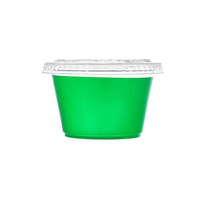 4 oz. clear plastic portion cup with lid, ideal for sauces, condiments, dips, or snacks. BPA-free, durable, and spill-proof design, perfect for meal prep, takeout, portion control, and catering.