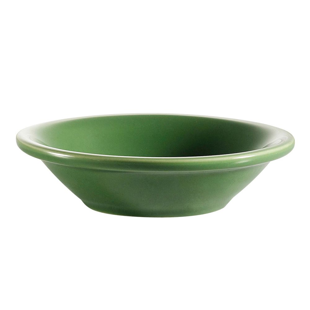 4oz 4.63” N.R. Green fruit dish, durable break-resistant small serving bowl for fruit, sides, desserts, microwave-safe, dishwasher-safe, modern tableware for restaurants, cafés, catering, and home use.