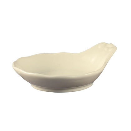 4oz 6-inch fruit dish with handle; break-resistant and microwave-safe; ideal for serving fruit, desserts, or small appetizers at restaurants, cafés, or home with elegant and functional design.