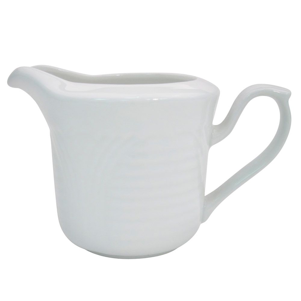 4oz porcelain creamer pitcher, 5 1/4