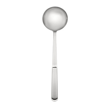 4oz stainless steel deep ladle with hollow handle, durable and rust-resistant, deep bowl for easy serving, lightweight grip, dishwasher safe, ideal for commercial kitchens, packed 72 per case