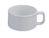 EcoQuality Soup Mug is a perfect addition to your melamine tableware collection. You can serve creamy soup, portions of salad, side dishes and more in these white cups. The cup is made from long-lasting, high-quality and reliable melamine material. These white cups will perfectly fit any establishment allowing you to elevate your dining experience with these high quality affordable restaurant dinnerware.