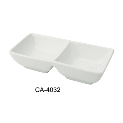 This Cambria Sauce Dish features a robust porcelain construction with an aluminum core for superior durability. Its 4 Oz capacity and precise dimensions facilitate efficient portioning in daily foodservice routines. The dish's compatibility with microwave and dishwasher cleaning enhances sanitation and simplifies routine maintenance. Suitable for restaurant, cafes, and home use. It integrates seamlessly into sauce stations, condiment holders, and plating presentations. 