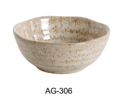 A commercial nappie bowl is a foodservice specific bowl made of durable porcelain, typically designed for serving and portioning in restaurant, cafeteria, or catering operations. This dinnerware features a 14 oz. capacity and a round shape that supports consistent presentation. It is used in food prep stations requiring microwave and oven safety, with NSF and Prop 65 compliance, suitable for medium-volume daily workflows and routine cleaning in institutional kitchens.