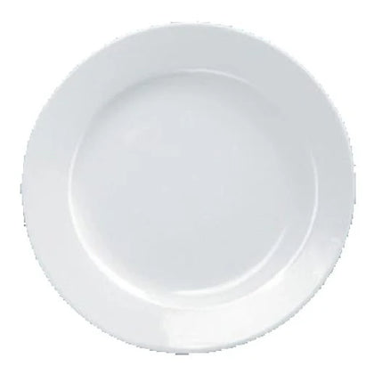 Elevate your dining experience with the EcoQuality round porcelain plate. Crafted for durability and eco-friendliness, its sleek white finish complements any table setting. Dishwasher safe for effortless cleaning, it’s perfect for serving salads, desserts, and appetizers at home or in a busy restaurant. High quality affordable restaurant dinnerware.