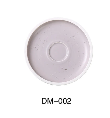 This saucer features a smooth matte glaze in a soothing light purple. Crafted from high-quality, eco-friendly materials, it offers durability and style while being dishwasher safe for easy cleanup. Perfect for cafes, restaurants, or home dining, this saucer combines functionality with a modern aesthetic to enhance every cup and coffee experience.