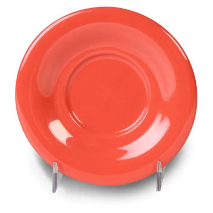 EcoQuality Saucer Plate is a perfect match to Milestone melamine cups that will make your table setting complete and more sophisticated. The durable melamine material has an unbreakable structure, this saucer is a reliable option for your food-serving establishment that can be used in restaurants and catered events, outdoor dining areas, diners and cafes, and even hotels and poolside parties. High quality affordable restaurant and household dinnerware.