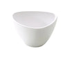 EcoQuality Triangle Bowl is made from durable and reliable melamine material. You can use these unique triangular bowls to serve such dishes like rice, miso soup, noodles or salads. Thanks to the elegant Moderne collection style, the bowl will perfectly fit any food-serving establishment design. Elevate your dining experience with these high quality affordable restaurant dinnerware.