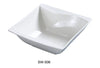 This bowl features an elegant square shape with a 