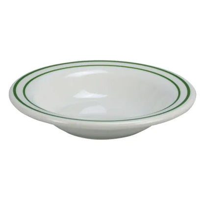 This Fruit Bowl is a great and affordable restaurant tableware. It is made from durable and reliable melamine material. You can use these unique round bowls to serve such dishes like fruits, ice cream or other desserts. Thanks to the elegant Pine Tree collection style, the bowl will perfectly fit any food-serving establishment design allowing you to elevate your dining experience with these high quality affordable restaurant dinnerware.
