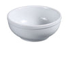 This nappie bowl is a shallow serving dish that is open and has no rim. Featuring smooth rolled edges, this contemporary style bowl is made using high-quality super white porcelain, which is extra durable. A perfect addition to restaurants and cafes for soups and side dishes.