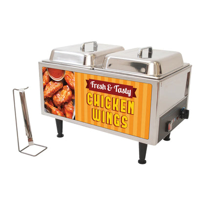 51072W, 120v, Benchmark Chicken Wings Warmer