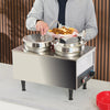 51072P-51074P, 120v, 2 Ladles Benchmark Dual Well Food Warmer