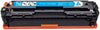 CF211A/CB541A/CE321A/CRG116 cyan toner cartridge compatible with HP LaserJet Color Pro 200 M251, M276, CP1215, CP1515, CP1415, prints up to 1,800 pages.