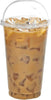 16oz Clear PLA Coffee Smoothies Cups with Dome Lids
