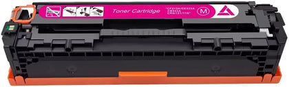 CF213A/CB543A/CE323A/CRG116 magenta toner cartridge compatible with HP LaserJet Color Pro 200 M251, M276, CP1215, CP1515, CP1415, prints up to 1,800 pages.