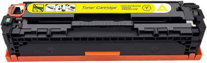 CF212A/CB542A/CE322A/CRG116 yellow toner cartridge compatible with HP LaserJet Color Pro 200 M251, M276, CP1215, CP1515, CP1415, prints up to 1,800 pages.
