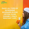 24oz Clear PLA Coffee Smoothies Cups with Dome Lids