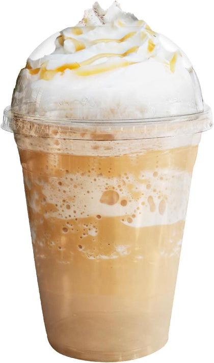 24oz Clear PLA Coffee Smoothies Cups with Dome Lids