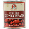 large #10 metal can dark red kidney beans bulk canned legumes