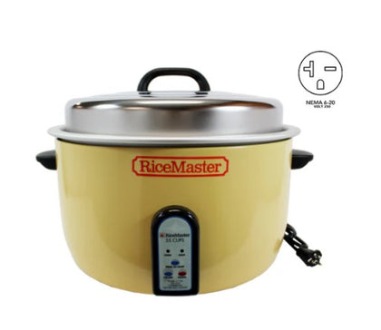 55-cup electric rice cooker, 230V, perfect for large meals and efficient cooking.