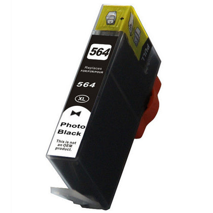 HP 564XL Photo Black compatible ink cartridge for Photosmart printers