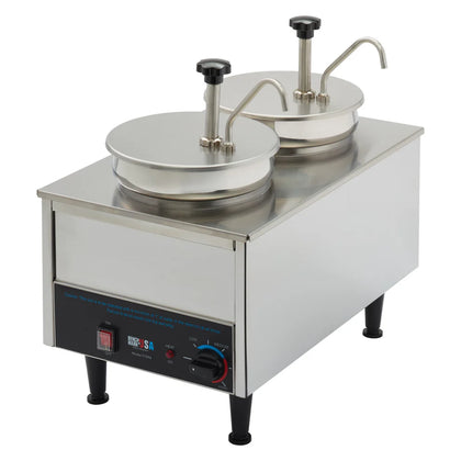 56752 - Benchmark Stainless Steel Condiment Pump for 7 Quart Inset Pan