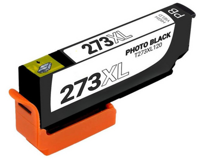 T273XL120 Photo Black Ink Cartridge compatible with Epson Expression Premium XP-610, high yield 500 pages.