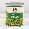 #10 sweet peas 4 sieve pack of 6 small tender peas ideal for side dishes soups and bulk food service use