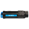 Cyan Toner Cartridge 593-BB0X compatible with Dell H625CDW, H825CDW, S2825CDN printers, 2500-page yield.